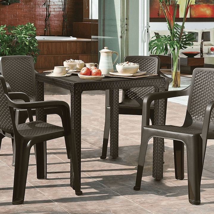 Silla Eterna Con Brazos Wengué / Rimax 2