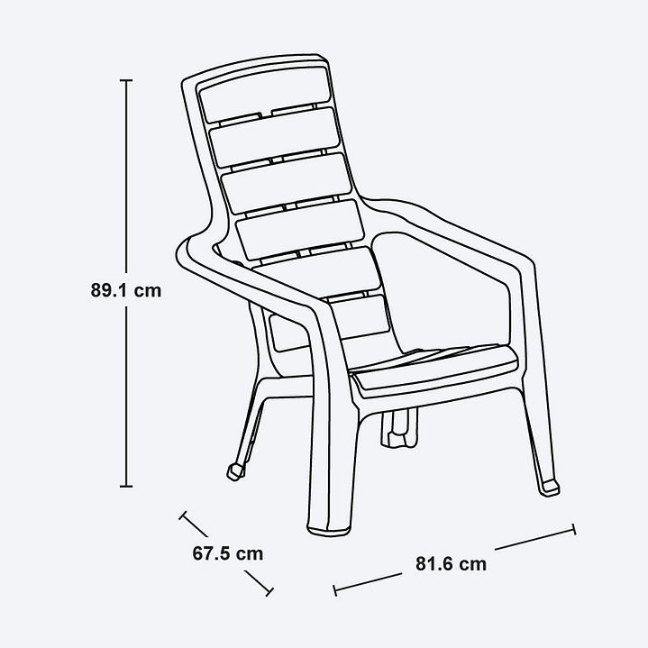 Silla Playera Baru Mocca / Rimax 4