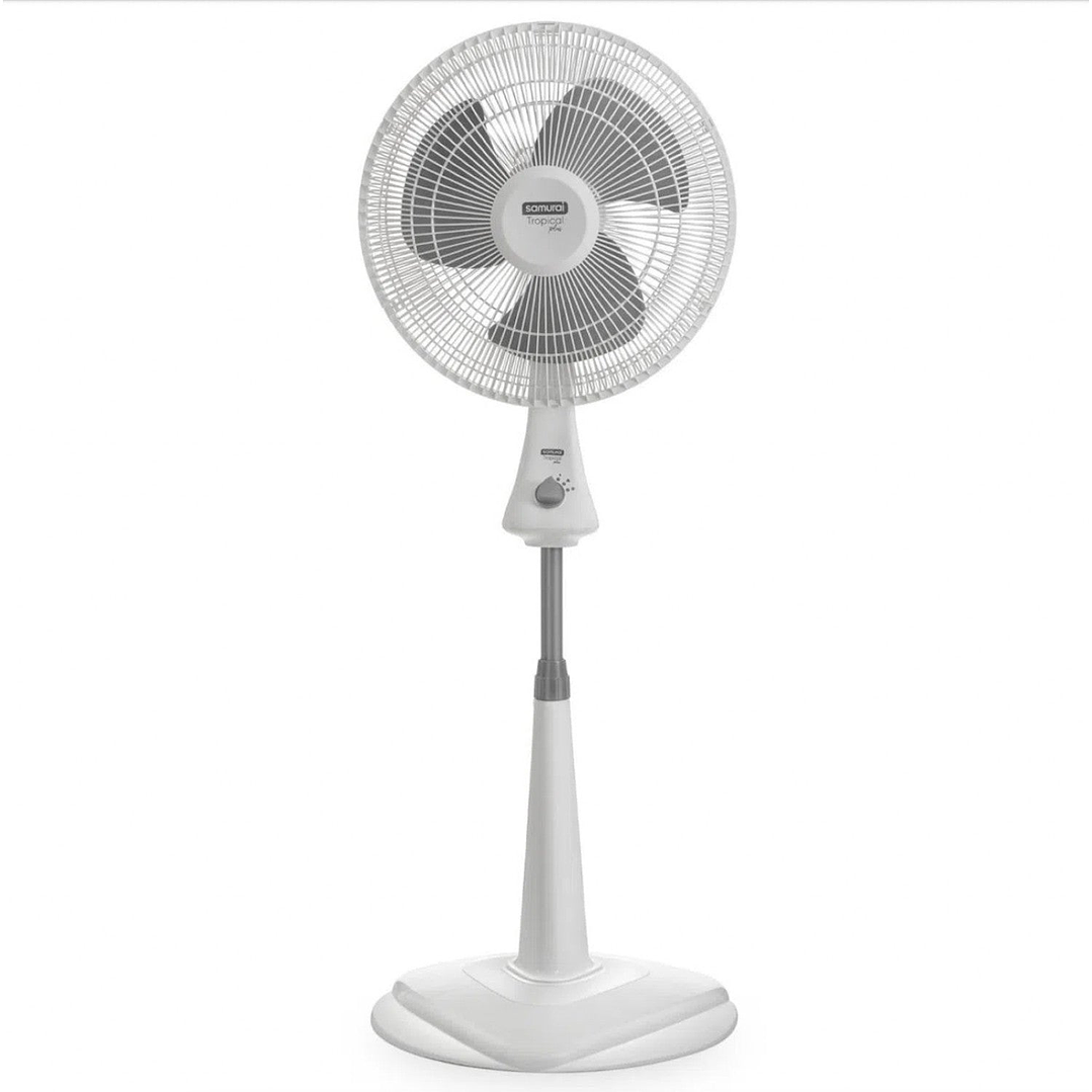 Ventilador Pedestal Tropical Plus Blanco / Samurai 1