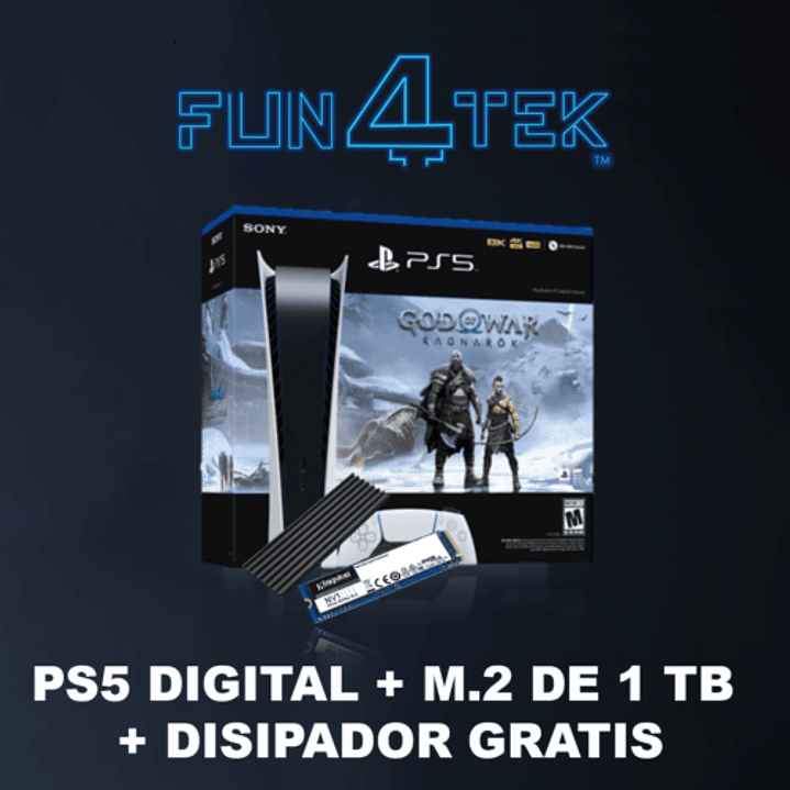 PlayStation 5 con Lector de Discos + M.2 de 2 Tb 4