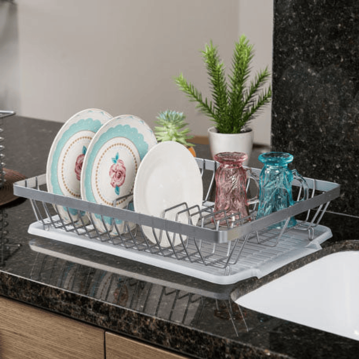 Escurridor Platinum con Bandeja / Rejiplas 1