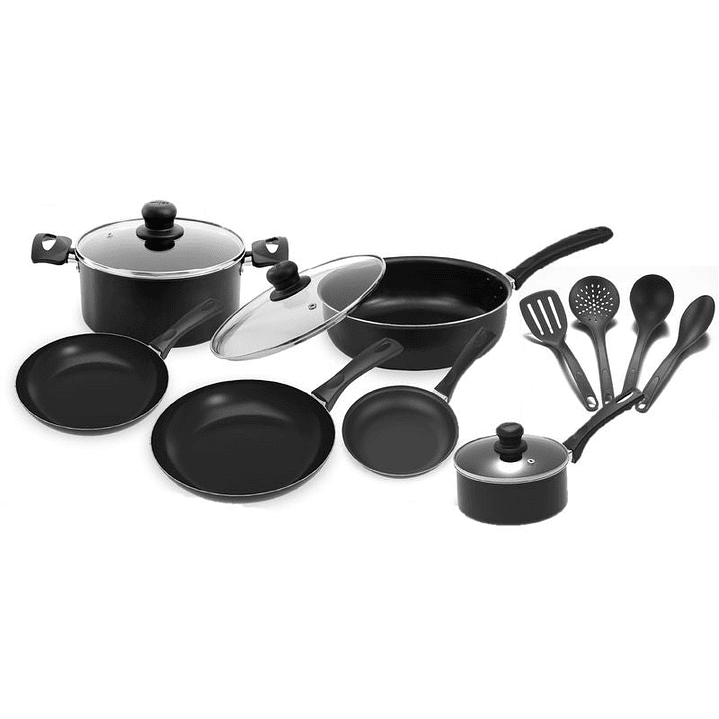 Batería de cocina IMUSA Smart Chef de 13 Piezas con Antiadherente 1