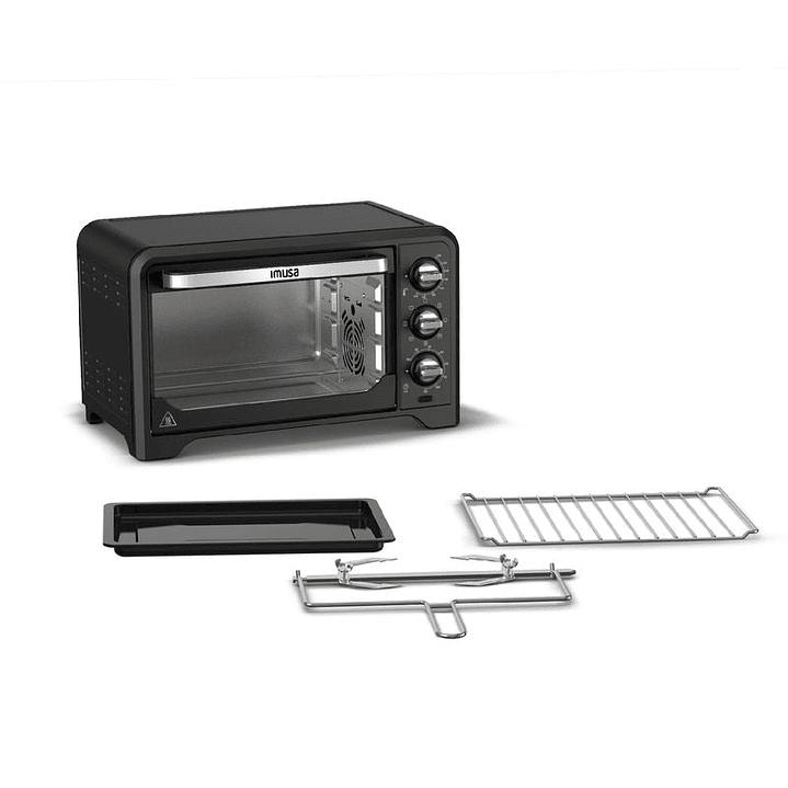 Horno Freidor IMUSA 19Litros Óptimo XL Negro 3