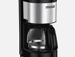 Cafetera IMUSA Perfecta Inox 6 Tazas Negro