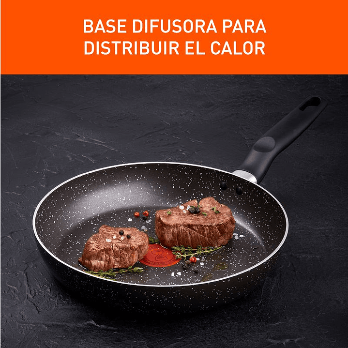Sartén IMUSA Cambiatón de 20cm con tapa de Vidrio 7