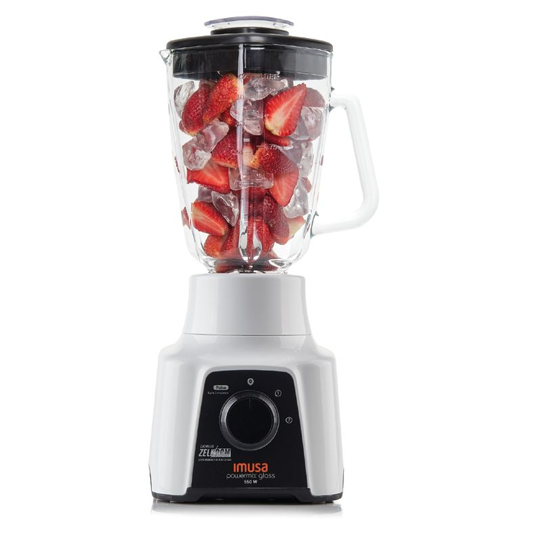 Combo Licuadora IMUSA PowerMix Plus Glass + Sanduchera Basic Negra 2