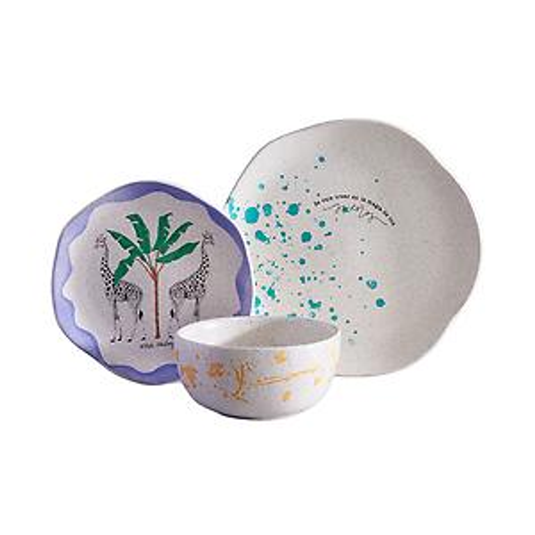 Vajilla Corona 4 Puestos 12 Piezas Mundos Imaginarios By Meli Arbelaez 3