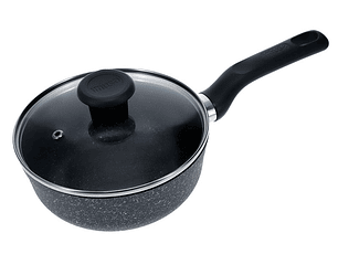 Perol IMUSA Gusto 18 cm con Tapa de Vidrio