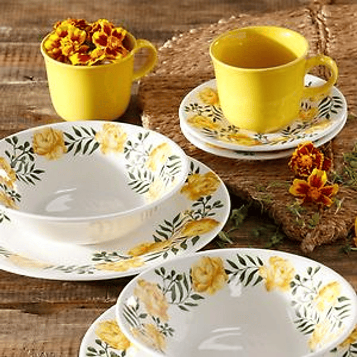 Vajilla Corona Alice 4 puestos 16 piezas 3