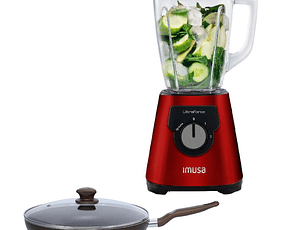 Combo Licuadora IMUSA Ultraforce2V + Sartén 30cm Tapa Vidrio