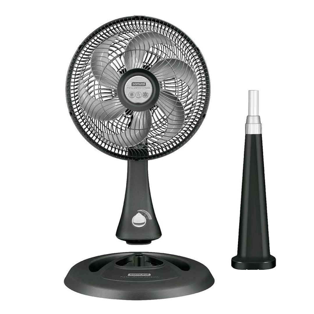 Ventilador SAMURAI Turbo Silence Maxx Compact 2en1 Negro 1
