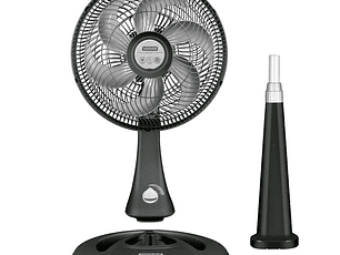 Ventilador SAMURAI Turbo Silence Maxx Compact 2en1 Negro