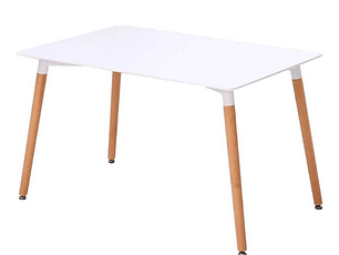 Mesa Roma blanca Rectangular