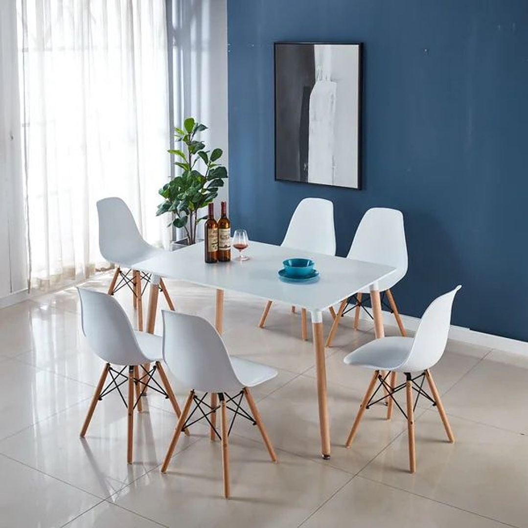 Mesa Roma blanca Rectangular 3