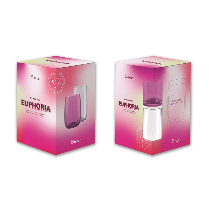 Set Euphoria Vasos Agua x 8 unidades 5
