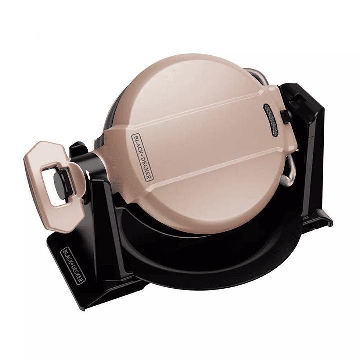 Waflera Estilo Belga Giratoria Doble Dorada / Black and Decker 3