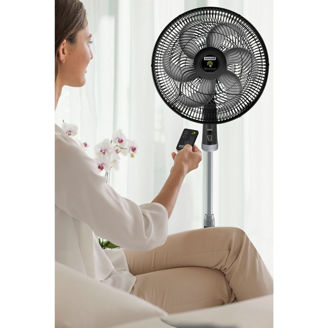Ventilador de Pedestal SAMURAI Silence Force Control Remoto 3