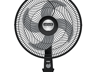 Ventilador SAMURAI Turbo Power Pared Negro
