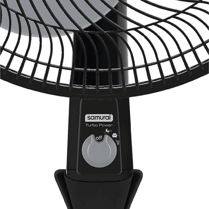 Ventilador SAMURAI Turbo Power Pared Negro 5