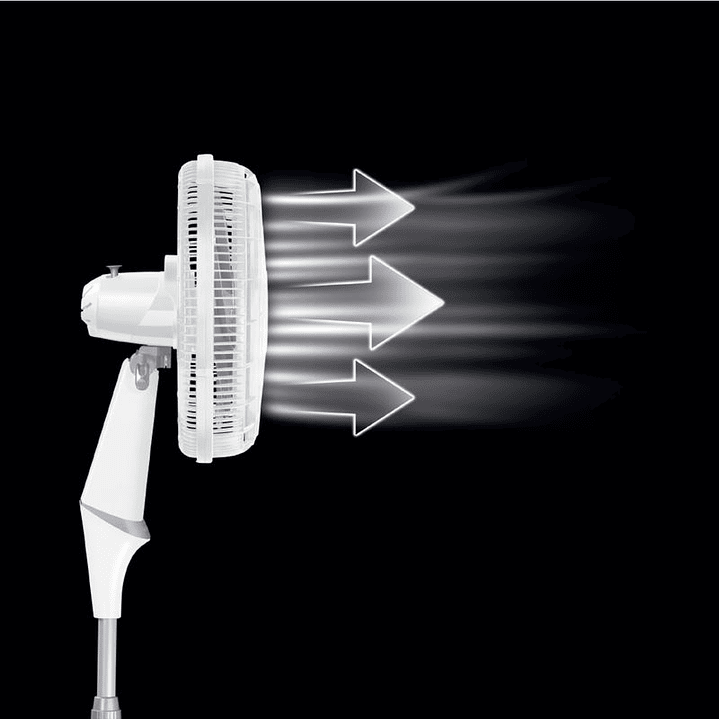 Ventilador SAMURAI Ultra Silence Force 2en1 blanco 2