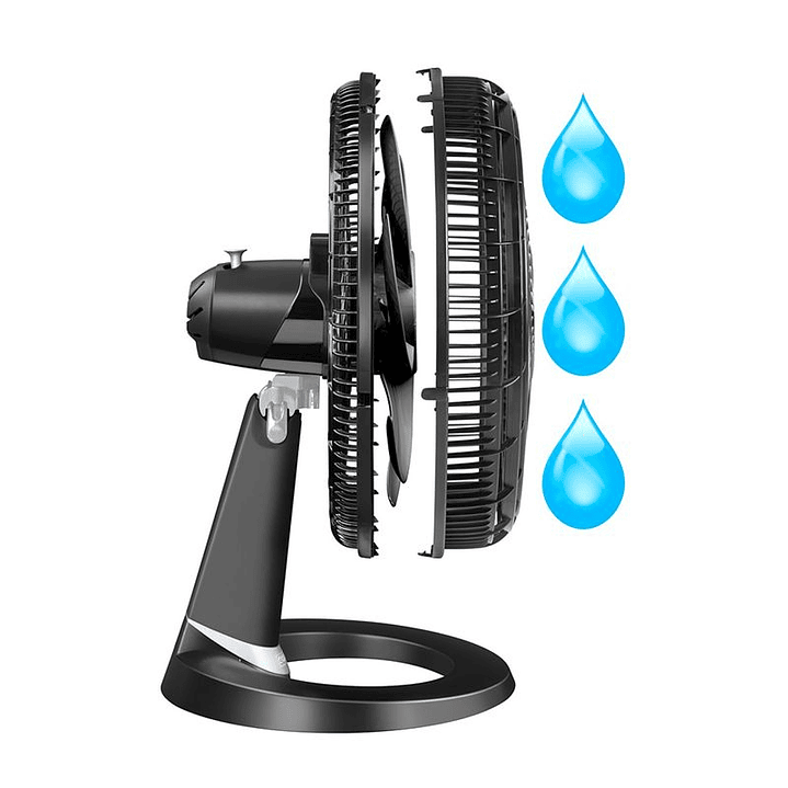 Ventilador SAMURAI Ultra Silence Force mesa negro 5