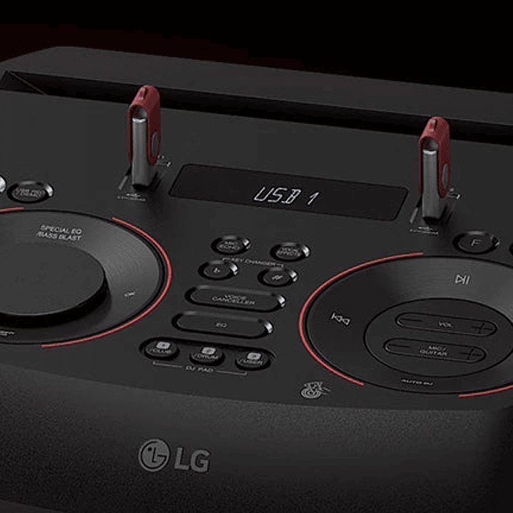 Minicomponente LG XBOOM RNC9 1800 Watts Negro Torre de Sonido 5