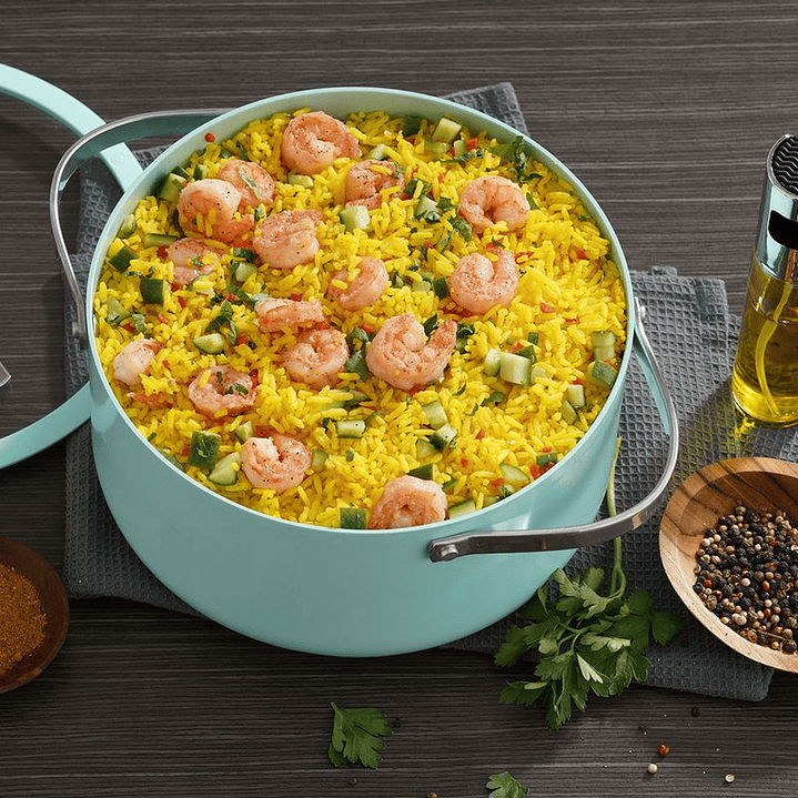 OLLA 24 CM CON TAPA DE VIDRIO MENTA UNIVERSAL 3