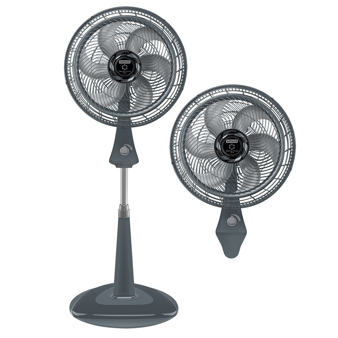 Ventilador Silence Force Plus 2 En 1 Gris / Samurai 1