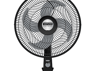 Ventilador Turbo Power Pared Negro / Samurai