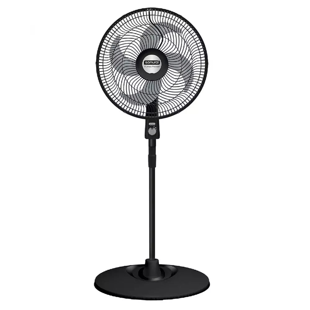 Ventilador Turbo Power Pedestal Negro / Samurai 1