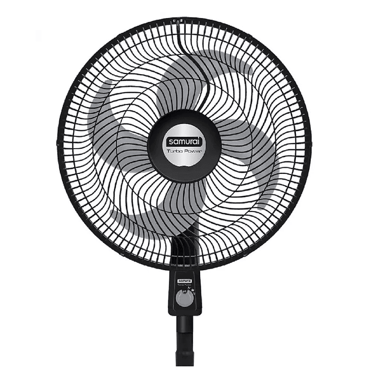 Ventilador Turbo Power Pedestal Negro / Samurai 2