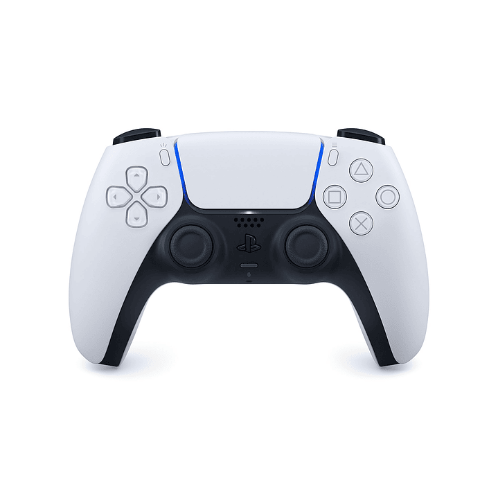 Control PLAYSTATION PS5 DualSense Blanco y Negro 1