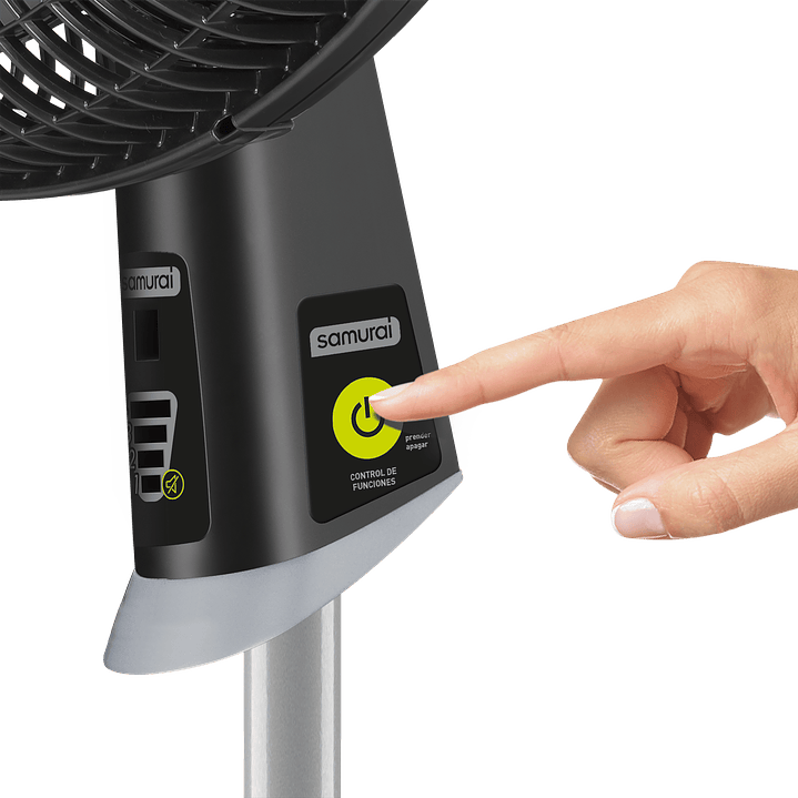 Ventilador Pedestal Silence Force Control Remoto / Samurai 2