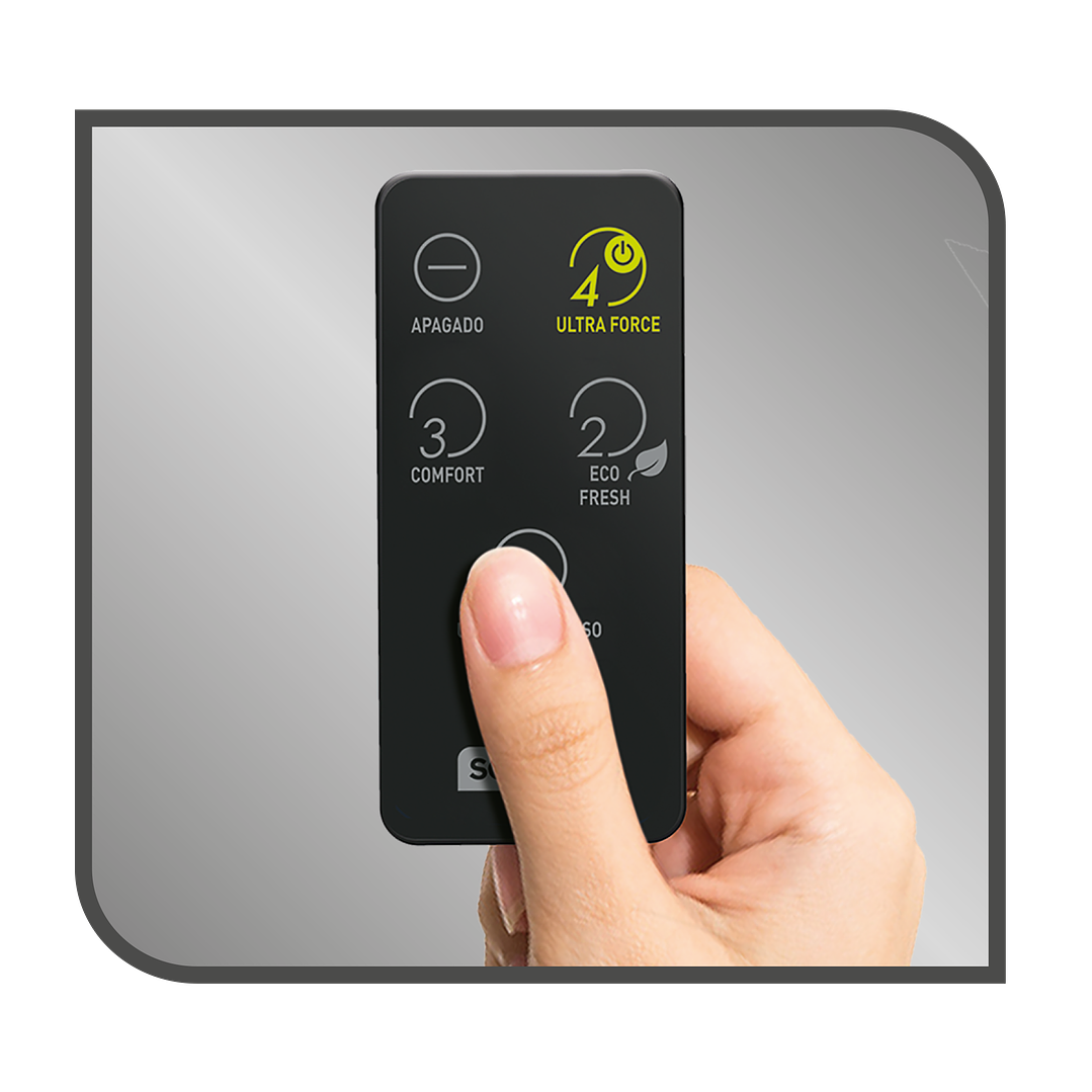 Ventilador Pedestal Silence Force Control Remoto / Samurai 4