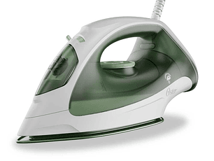 Oster® Plancha de Vapor, con Suela Antiadherente, Ligera, Blanca-Verde.