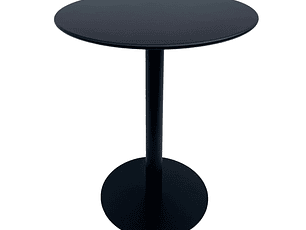 Mesa Metálica Redonda Barcelona Negra