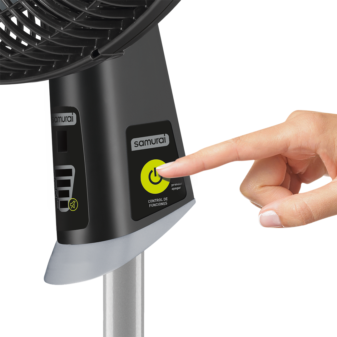 Ventilador Pedestal Silence Force Control Remoto / Samurai 2
