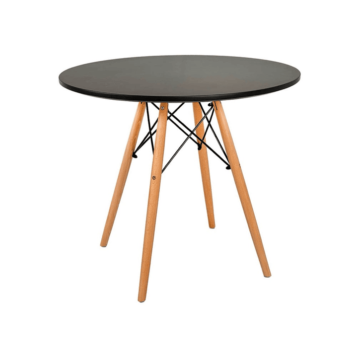 Mesa Roma Negra Redonda 1