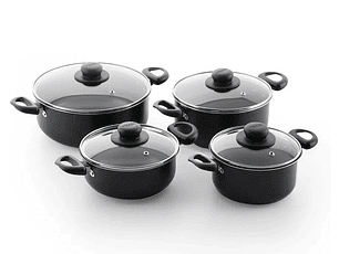 Juego de ollas Aliada 8 Piezas / Universal