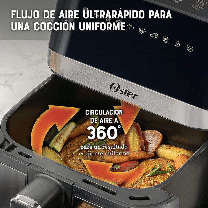 Oster® Freidora de Aire Digital, 4L de Capacidad 7