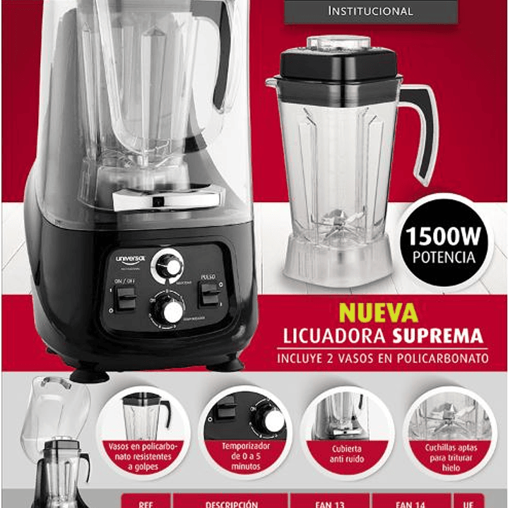 Licuadora Suprema / Universal 3