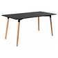 Mesa Roma Negra Rectangular - Miniatura 1