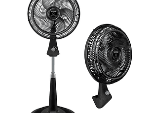 Ventilador Silence Force Plus 2 En 1 Negro / Samurai