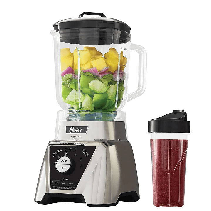 Licuadora Xpert Series™ + Blend-N-Go Niquelada / Oster 4