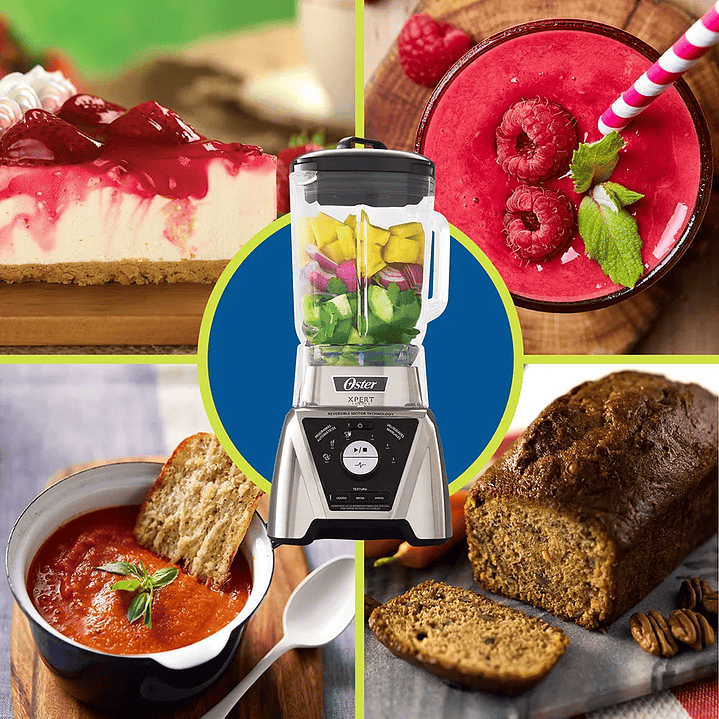 Licuadora Xpert Series™ + Blend-N-Go Niquelada / Oster 14