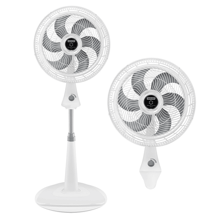 Ventilador Silence Force Plus 2 En 1 Blanco / Samurai 1