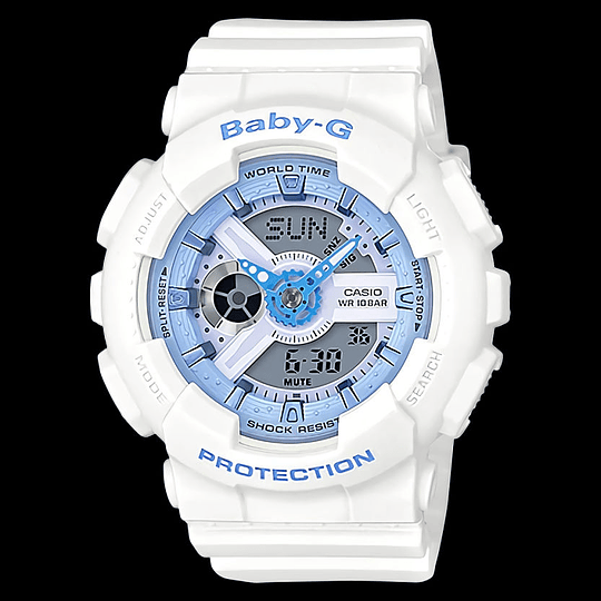 Reloj mujer Casio Baby G blanco