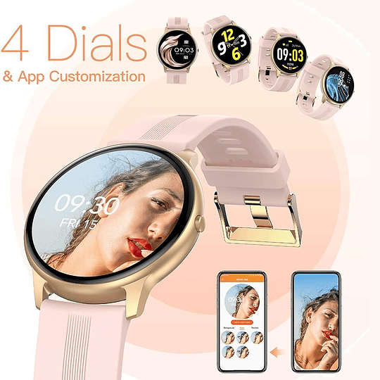  Reloj inteligente para mujer Agptek