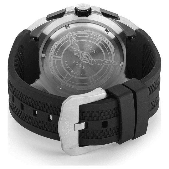 Reloj Cronógrafo Isw Swiss silver black