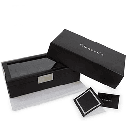 Estuche Caja de Lujo para 12 relojes Glenor Original carbón fiber